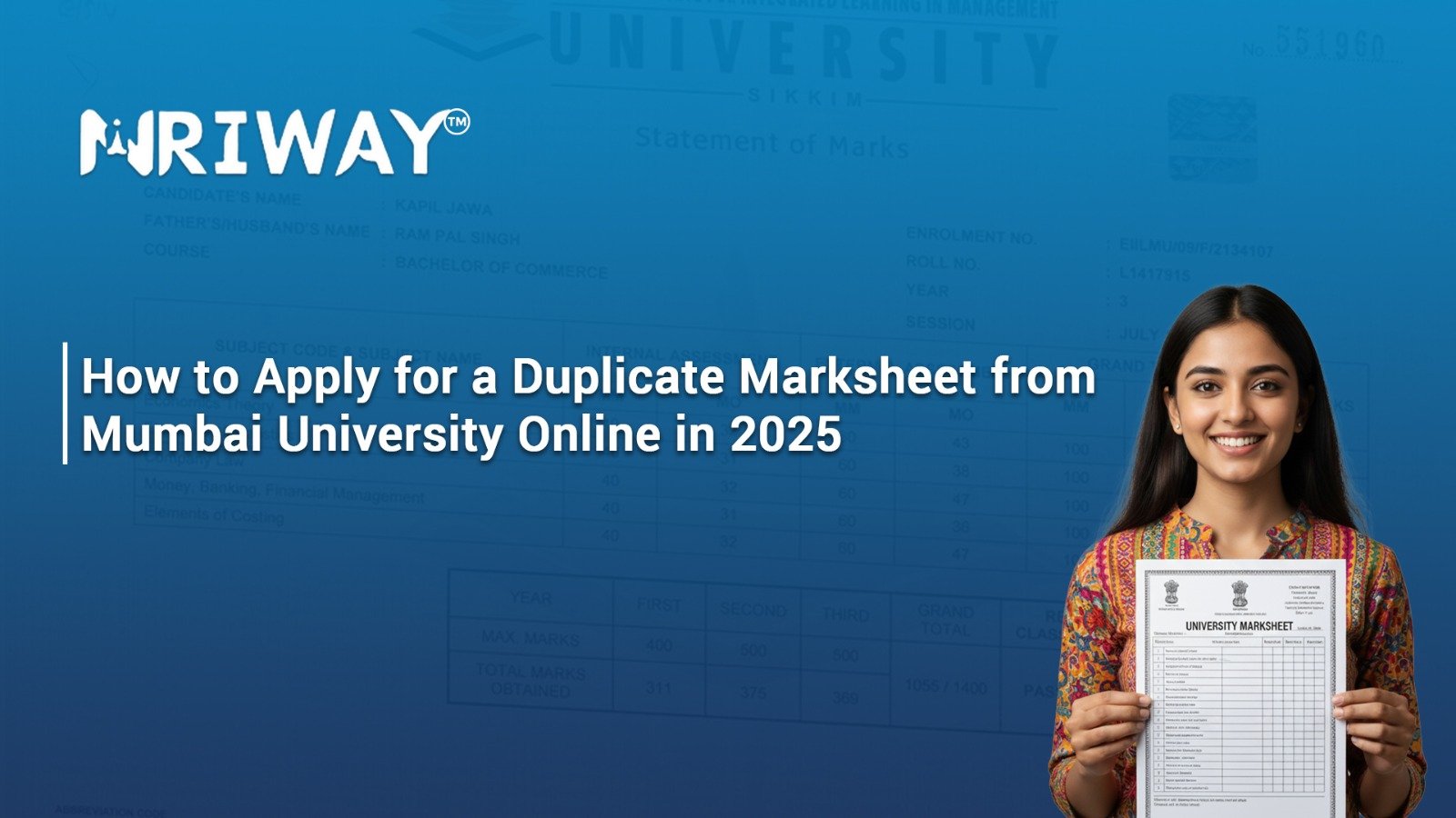 How to Apply for a Duplicate Marksheet from Mumbai University Online in 2025